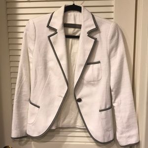 Zara Basic White Blazer Size S